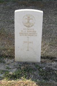 Ismailia War Memorial Cemetery - Burgess, W J